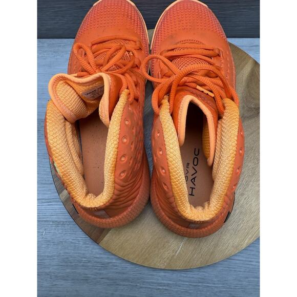 Under Armour HOVR Havoc 2 Basketball Shoes 11 Orange 3022050-800 Men’s 10 - Picture 9 of 10